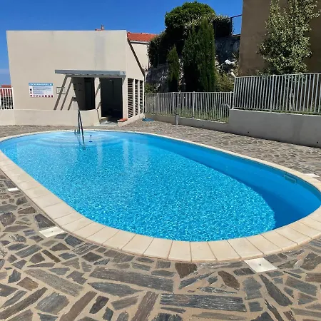 アパート Saphir - Vue Et Montagne - Wifi Fibre- Piscine Et Garage Prive コリウール